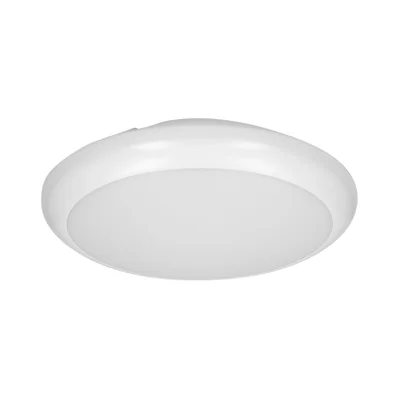 LAPIS LED 12W, ceiling light with microwave motion sensor, 800lm, IP65, 4000K, IK10, opal polycarbonate, white