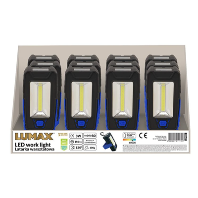 Latarka warsztatowa LED 3W 150lm 3xAAA 860 12pcs