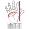 Latex-coated polyester crincle work gloves, 3131X, size 9