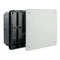 LAVA LINE Caja de empotrar con tapa blanca 160x160x70 IP40 naranja
