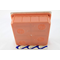 LAVA LINE Caja de empotrar con tapa blanca 200x200x70 IP40 naranja