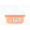 LAVA LINE Flush-mounted box with a white cover 130x130x70 IP40 orange