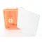 LAVA LINE Flush-mounted box with a white cover 130x130x70 IP40 orange
