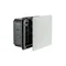 LAVA LINE Flush-mounted box with a white cover 130x130x70 IP40 orange