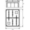 LAVA LINE Puszka podtynkowa z białą pokrywą 160x130x70 IP40 pomarańczowa