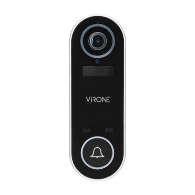 LAYO wireless video doorbell with Full HD video camera, WiFi, IP65, rechargeable battery, communication with smartphone with Tuya app, network bell receiver included, 60 rings