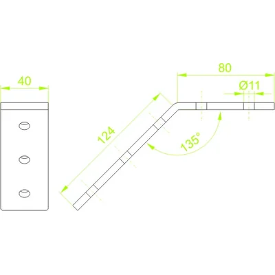 LCK12 Channel connector, sheet thickness - 6.0 mm