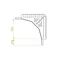 LDUWH200 Internal add-on connector, sheet thickness - 2 mm