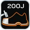 Leather work boots, S1P SRA, size 43, CE