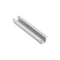LED-Aluminiumprofil mit Flansch GLAX MINI HIGH 12,5 mm Silber 2 m (Einbau)