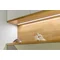 LED ALUMINUM PROFILE WITH FLANGE GLAX MINI HIGH 12.5mm SILVER 2m (RECESSED)
