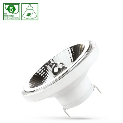 LED AR111 G53 12V 14W SMD 45° WW SPECTRE BLANC GARANTIE 5 ANS