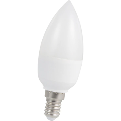 LED candle bulb 5.5W E14 470lm WW