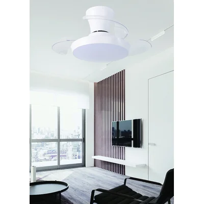 LED Ceiling Fan ABS+PC 40W 18W+22W 2880LM 15m2 CCT 38dB