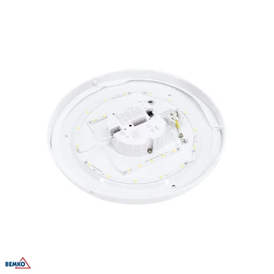 LED CEILING LAMP PLATO 12W 4000K 1130LM IP44 MICRO SENSOR WITH HALF SHADE FUNCTION