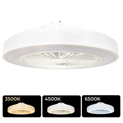 LED-Deckenventilator ABS+PC 35W 20W+15W 2000LM 15m2 CCT 40dB