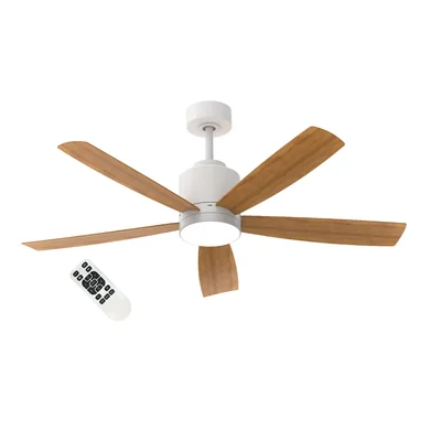 LED-Deckenventilator, Metall + ABS, 53 W (18 W + 35 W), 1980 lm, 35 m² Farbtemperatur, 45 dB