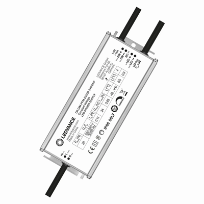 LED DRIVER 1-10 V DIM OUTDOOR PERFORMANCE Constant voltage LED driver for outdoor use with 1-10V 20W 230/24V IP66 interface