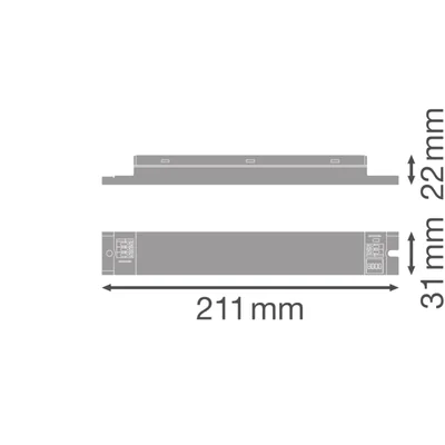 LED DRIVER DIP-SWITCH LINEAR | Constant current LED power supply with current setting via DIP switch