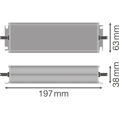 LED DRIVER PERFORMANCE OUTDOOR Alimentatore LED da esterno a tensione costante 100W 230/24V IP66