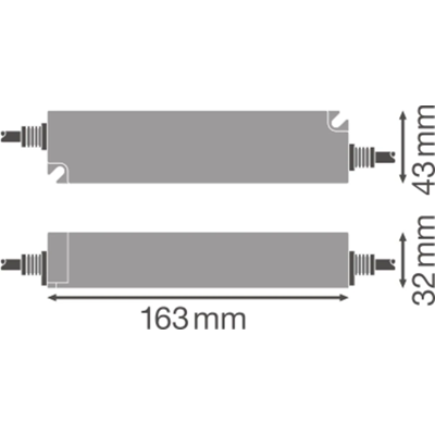 LED DRIVER PERFORMANCE OUTDOOR Alimentatore LED da esterno a tensione costante 60W 230/24V IP66