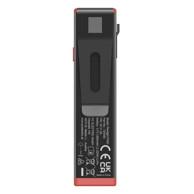 LED flashlight 100/300/450lm 0.6Ah