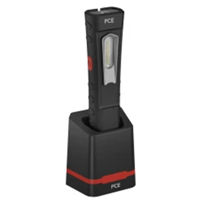 LED flashlight with charging station 180/1000lm 5Ah