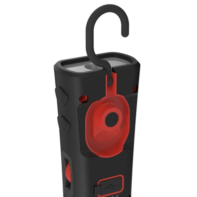 LED flashlight with charging station 180/1000lm 5Ah