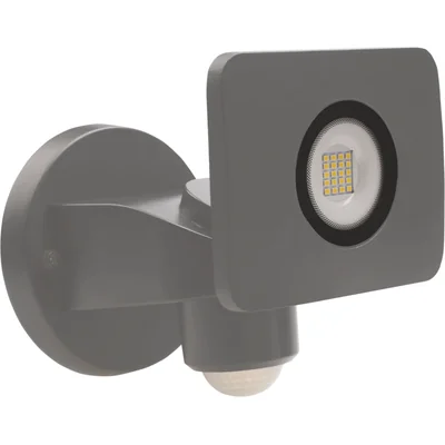 LED-Fluter SURFI PREMIUM 20W 1400lm natürliches Licht IP54 grau mit PIR-Sensor
