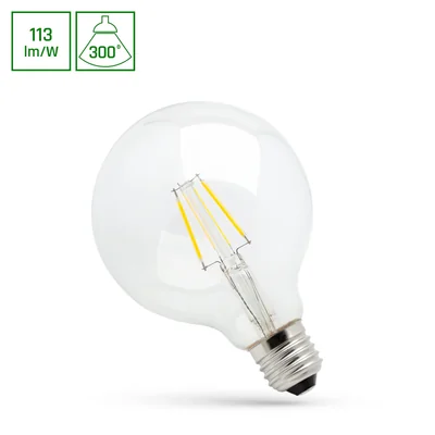 LED GLOB G95 COG E-27 230V 4W WW KLARSPEKTRUM