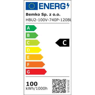 LED-Hochleistungsleuchte 1-10V 100W 4000K 15000LM IP65 110°÷120°