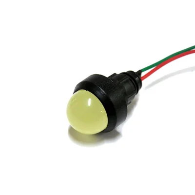 LED indicator, 20 mm cover, 24V