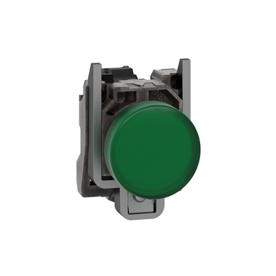 LED indicator light, 24V, green