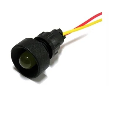 LED indikátor 10MM 24V AC/DC žlutá