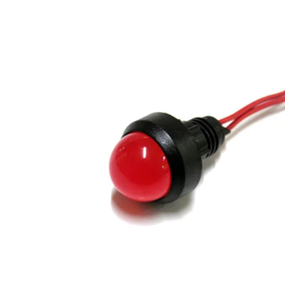 LED indikátor, kryt 20 mm, 230V