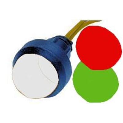 LED indikátor, kryt 20 mm, 24V