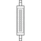 LED lamp LINE 118 CL 100 non-dim 11W 827 R7S