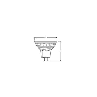 LED lamp MR16 P 3.8W 827 GU5.3