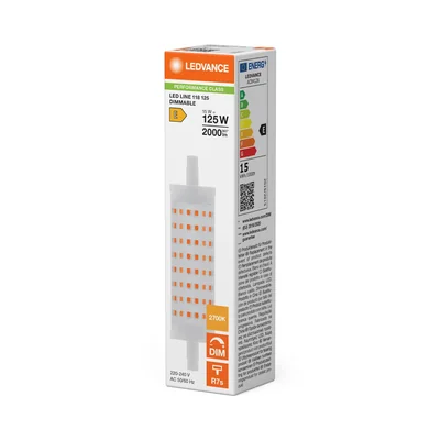 LED lamp PERFORMANCE CLASS SPECIAL LINE 118 CL 125 DIM 15W/827 R7S LEDVANCE