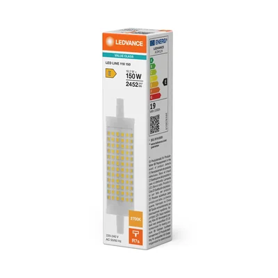 LED lamp PERFORMANCE CLASS SPECIAL LINE 118 CL 150 non-dim 18.2W/827 R7S LEDVANCE