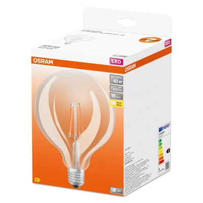 LED lamp Retrofit CLASSIC GLOBE125 4W 827 Clear E27
