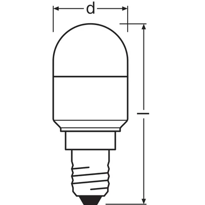 LED lamp SPECIAL T26 20 2.3W/827 230V FR E14