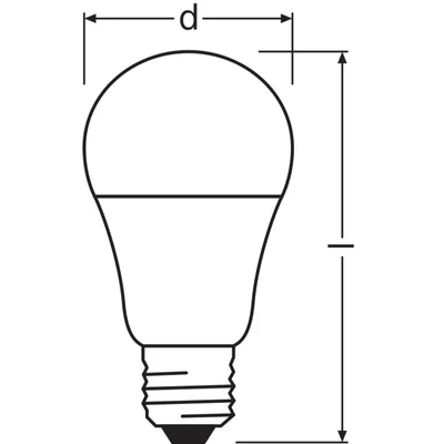 LED lamp SUPERIOR CLASS CLASSIC A 60 FR non-dim 8.8W/827 E27 LEDVANCE