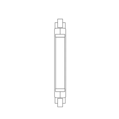 LED-Lampe SLIM LINE R7S 8W 840 Glas R7s