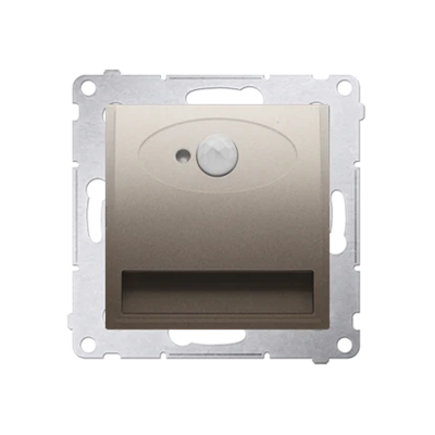 LED luminaire with a motion sensor 230V gold mat