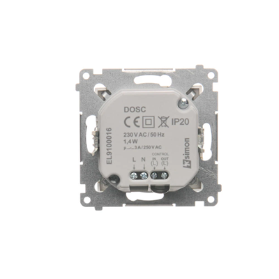 LED luminaire with a motion sensor 230V gold mat