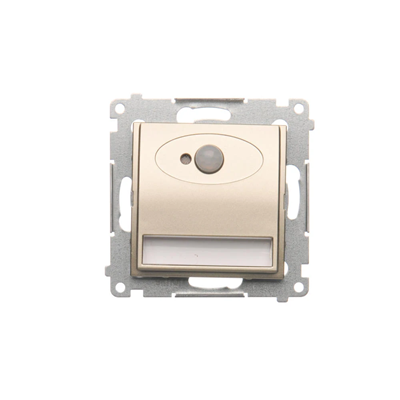 LED luminaire with a motion sensor 230V gold mat