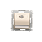 LED luminaire with a motion sensor 230V gold mat
