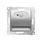 LED luminaire with a motion sensor 230V silver mat