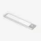 LED-Möbelleuchte 20 cm / Silber / 4000 K / Lichtsensor + PIR / Ladestrom 750 mA
